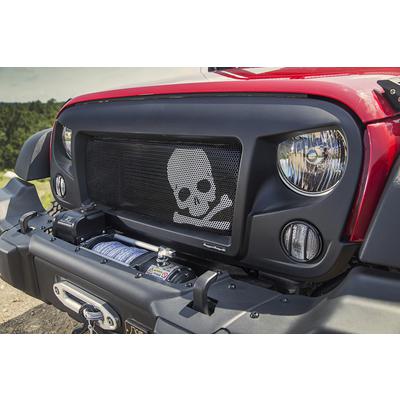Rugged Ridge Spartan Grille with Skull Insert Kit - 12034.33